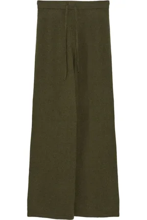 YVES SALOMON Knitted wide-leg trousers