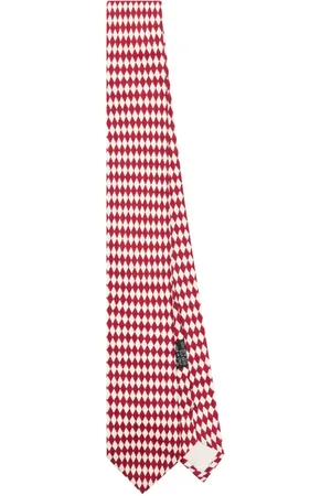 Dolce & Gabbana 2000s diamond-jacquard tie