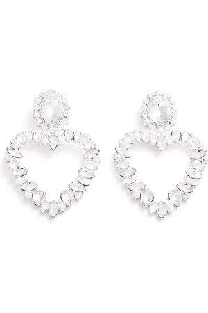 Self-Portrait Crystal drop earrings