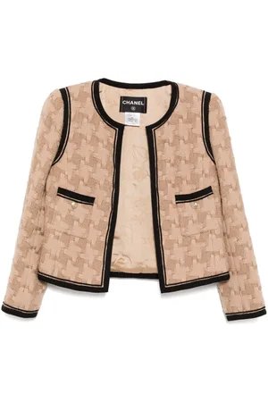 CHANEL 2008 collarless jacket