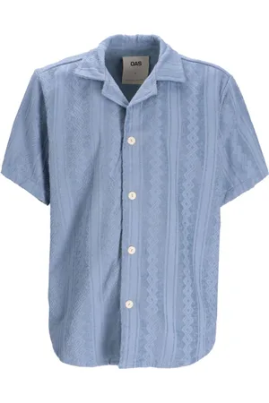 Oas Patterned terry-cloth shirt