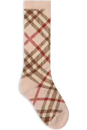 Burberry Checked cotton socks
