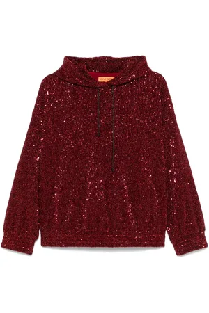 STINE GOYA Sequin-embellished hoodie