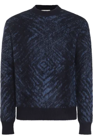 Piacenza Cashmere Geometric-print jumper