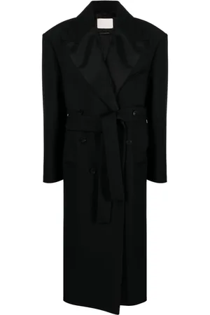 Calcaterra Double-breasted virgin-wool coat