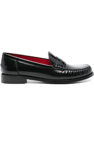 Salvatore Ferragamo Debossed-logo leather loafers