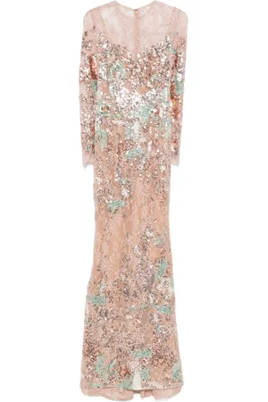 Elie saab Celestial lace-detail gown
