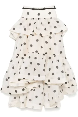 ZIMMERMANN Crush asymmetric skirt