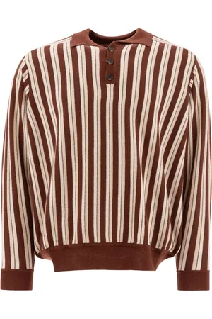 BODE Striped polo jumper