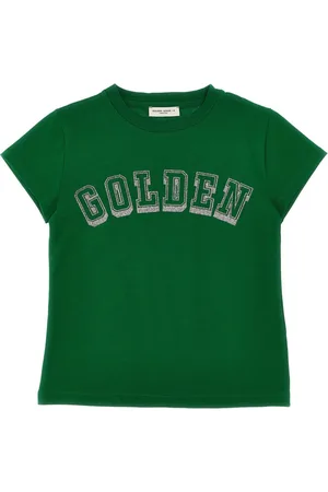 Golden Goose Logo-print glitter-detailing T-shirt