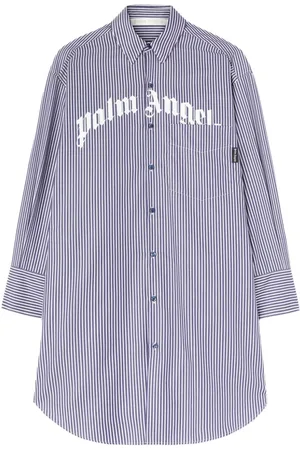 Palm Angels Striped midi dress