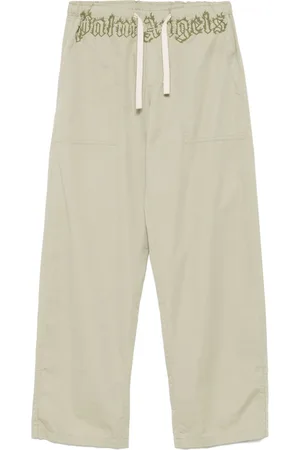 Palm Angels Logo-waist trousers