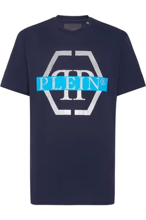 Philipp Plein PP Tape-print round-neck T-shirt