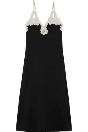 Jil Sander Embroidered midi dress