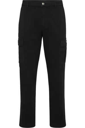 Philipp Plein Logo patch cargo trousers