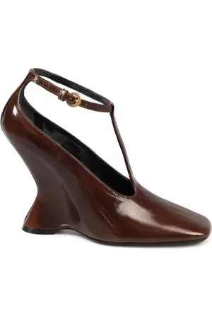 DRIES VAN NOTEN 105mm leather pumps