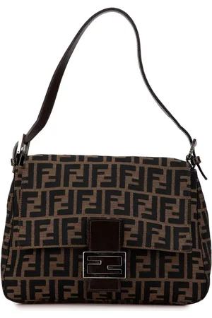 Fendi 2000-2010 Zucca Canvas Mamma Forever shoulder bag