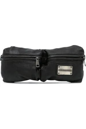 Dolce & Gabbana 2010-2024 Leather Double Pocket belt bag