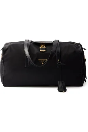 Prada Large triangle-logo luggage