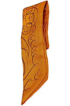 Hermès 20th Century Exercices pour Former la Main Silk Twilly Scarf scarves