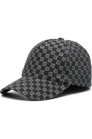 Balmain Monogram-jacquard baseball cap