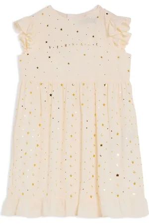 VERSACE Logo-print dress