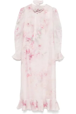 ZIMMERMANN Crush Flower midi dress