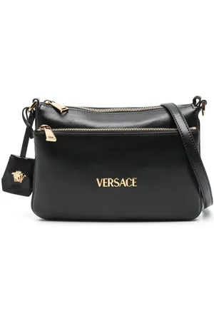 VERSACE Tag leather cross body bag