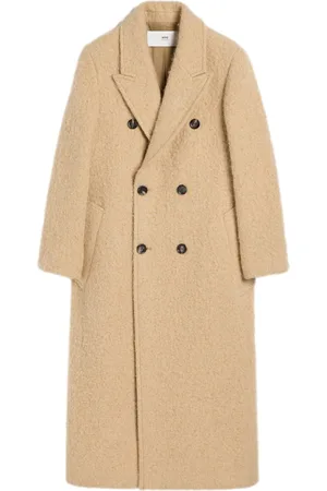 Ami Double-breasted button fastening coat