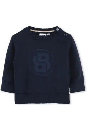 HUGO BOSS Monogram-print jumper