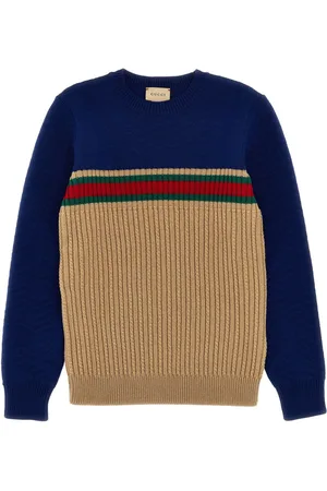Gucci Web-detailing wool jumper