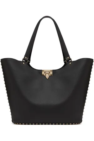 VALENTINO GARAVANI Rockstud-embellished leather shoulder bag