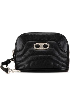 Céline 2008 Leather Macadam pouch