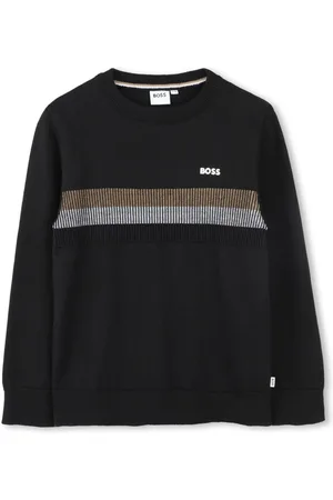 HUGO BOSS Logo-print cotton sweatshirt