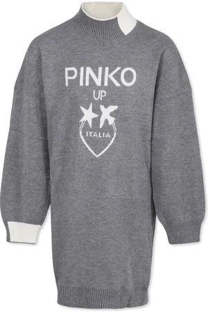 Pinko Logo-intarsia dress