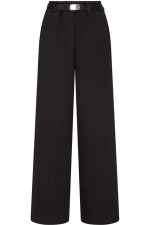 Studio Tomboy Belted french-terry trousers