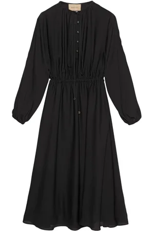 Gucci Georgette silk midi dress