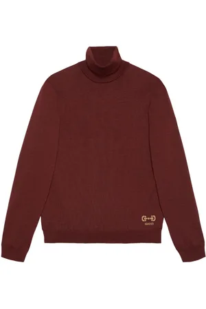 Gucci Logo-print roll-neck jumper