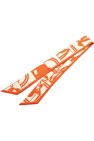 Hermès 20th Century Brides De Gala Twilly Silk Scarf scarves