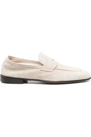 Brunello Cucinelli Suede penny loafers