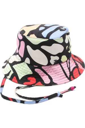 CHANEL 1986-1988 printed bucket hat
