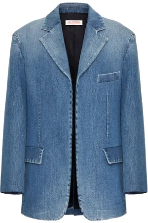 VALENTINO GARAVANI Single-breasted denim blazer
