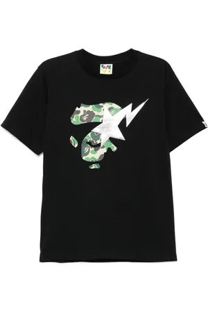 A Bathing Ape ABC camo ape-face sta T-shirt
