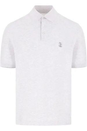 Brunello Cucinelli Logo-print polo shirt