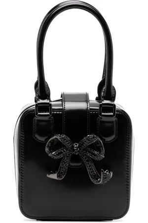 Self-Portrait Leather square mini bag