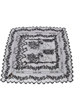 Hermès 2010s lace scarf
