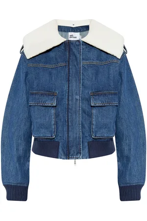 Self-Portrait Denim bomber jacket