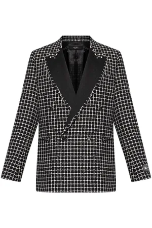 AMIRI Bouclé double-breasted blazer