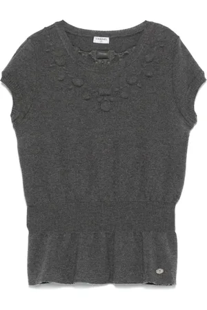 CHANEL 2010s wool top