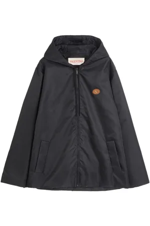VALENTINO GARAVANI VLogo-patch hooded windbreaker